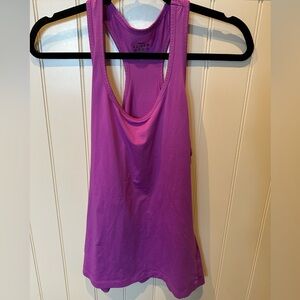 FILA Ladies Woman’s Size Medium Purple Pink Racerback Athletic Tank Top